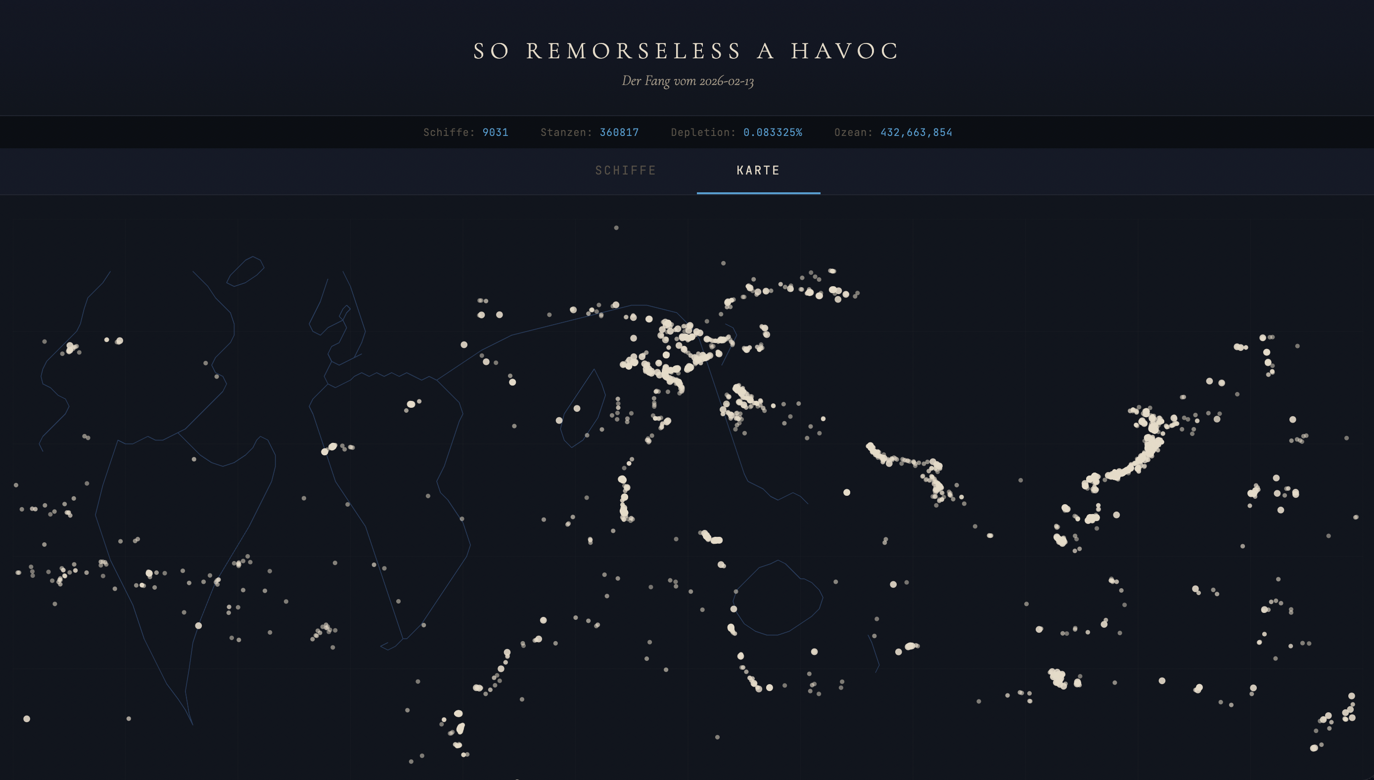 Screenshot Kartenansicht
